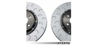 034 2-Piece Floating Front Brake Rotor Upgrade Kit B8/B8.5 S4/S5 